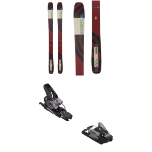 Women's K2 Mindbender 96 C W Skis 2024 - 160 Package (160 cm) + 90 Adult Alpine Bindings in Black size 160/90