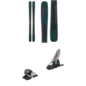 Elan Playmaker 91 Skis 2024 - 172 Package (172 cm) + 90 Adult Alpine Bindings in Red size 172/90