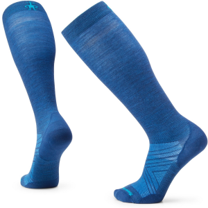 Image of Smartwool Zero Cushion Extra Stretch OTC Socks 2025 in Blue size Large | Nylon/Wool/Elastane