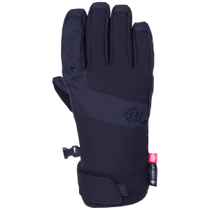 Image of Women's 686 Linear GORE-TEX Under Cuff Gloves 2025 in Black size Medium | Leather