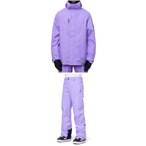 Image of 686 GORE-TEX Core Shell Jacket Men's 2024 Pink Package (M) + M Shell in Blue size Medium | Nylon/Lycra/Polyester