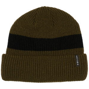 Image of Autumn Band Fleece Lined Beanie Hat 2024 in Green