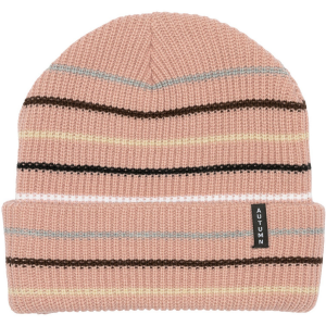 Image of Autumn Multi Stripe Beanie Hat 2024 in Khaki