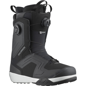 Salomon Dialogue Dual Boa Wide Snowboard Boots 2025 in Black size 8 | Rubber