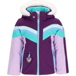 Image of Kid's Obermeyer Cara Mia Faux Fur Jacket Toddler Girls' 024 Purple | Nylon/Polyester