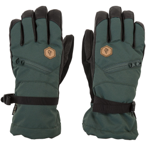 Image of Women's Volcom Skye GORE-TEX Over Gloves 2024 in Green size Large | Leather