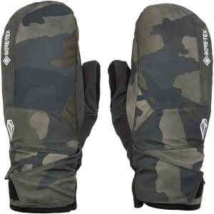 Image of Volcom Stay Dry GORE-TEX Mittens 2024 in Green size Large | Suede