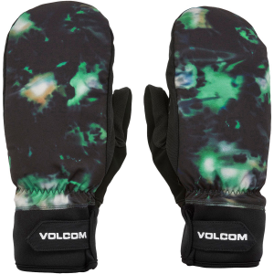 Image of Volcom V. Co Nyle Mittens 2024 in Green size Small | Suede/Neoprene