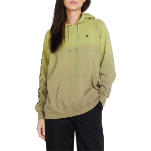 Image of Women's Volcom Dede BF Hoodie 2023 in Green size X-Small | Cotton/Polyester