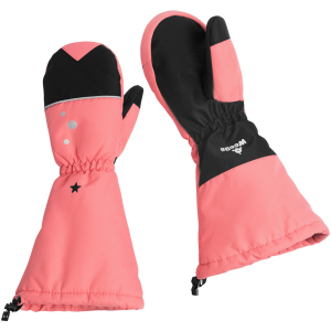 Image of Kid's WeeDo Funwear UNIDO Unicorn Mittens 2024 in Pink size Medium | Leather/Polyester