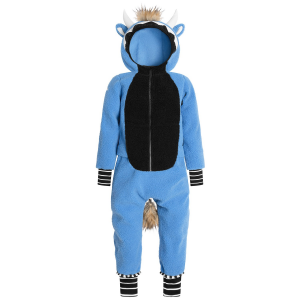 Kid's WeeDo Funwear WILD THING Fleece Jumpsuit 2024 in Blue size X-Small | Polyester/Plastic