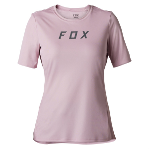 Image of Women's Fox Racing Ranger Moth Short-Sleeve Jersey 2023 in Pink size Small | Polyester