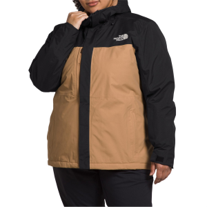 Image of Women's The North Face Freedom Insulated Plus Jacket 2024 in Brown size 2X-Large | Polyester