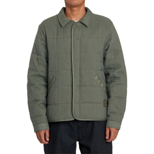 RVCA Surplus Puffer Jacket Men's 2023 Green size Medium | Nylon/Polyester/Silk