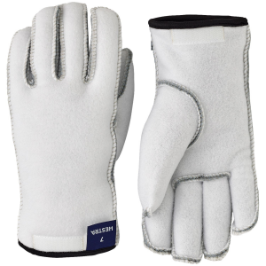 Image of Hestra Patrol Glove Liner 2025 in White size 9 | Leather