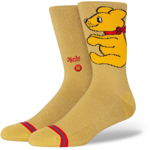 Stance Gummiebear Socks 2023 in Gold size Large | Nylon/Cotton/Elastane
