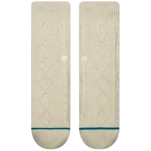 Image of Stance Glacier Socks 2023 in Khaki size Small | Acrylic/Elastane/Polyester