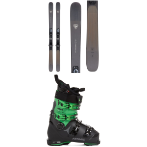 Image of Rossignol Sender 90 Pro Skis + Xpress 10 Bindings 2024 - 140 Package (140 cm) + 26.5 M's Alpine Ski Boots in Black size 140/26.5 | Aluminum