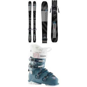 Women's K2 Mindbender 85 Skis + Squire 10 Bindings 2024 - 149 Package (149 cm) + 26.5 W's Alpine Ski Boots in Sky Blue size 149/26.5 | Aluminum/Polyester