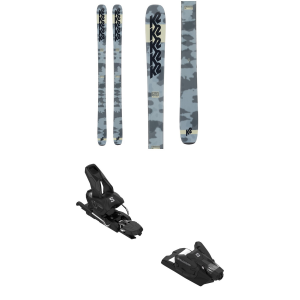 K2 Reckoner 92 Skis 2024 - 179 Package (179 cm) + 100 Adult Alpine Bindings in Gold size 179/100
