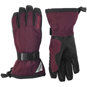 Hestra Powder Gauntlet 5 Finger Gloves 2024 in Purple size 7 | Polyester