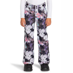 Image of Kid's Roxy Backyard Printed Pants Girls' 2024 in Black size X-Large | Polyester