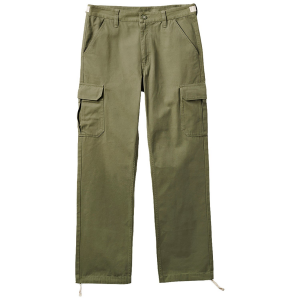 Brixton Waypoint Twill Cargo Pants Men's 2023 in Green size 34" | Cotton/Polyester