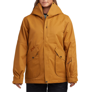 Image of Women's Dakine Reach 20K Insulated Parka Jacket 2024 in Gold size Medium | Polyester