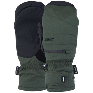 POW Wayback GORE-TEX Short Mittens 2024 in Green size Medium | Rubber/Polyester