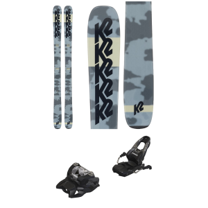 K2 Reckoner 92 Skis + Squire 10 Bindings 2024 - 149 Package (149 cm) + 25.5 M's Alpine Ski Boots size 149/25.5 | Aluminum/Polyester