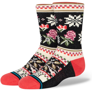 Kid's Stance Mistle Toes Socks 2023 in Red size Large | Nylon/Cotton/Elastane