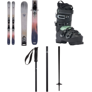 Image of Women's Rossignol Rallybird 90 Pro Skis + Xpress 10W GW Bindings 2024 - 150 Package (150 cm) + 23.5 W's Alpine Ski Boots size 150/23.5 | Aluminum/Polyester