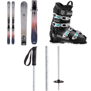 Image of Women's Rossignol Rallybird 90 Pro Skis + Xpress 10W GW Bindings 2024 - 140 Package (140 cm) + 26.5 W's Alpine Ski Boots size 140/26.5