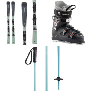 Women's K2 Disruption 75 Skis + Quikclik 10 Bindings 2024 - 142 Package (142 cm) + 24.5 W's Alpine Ski Boots /Plastic size 142/24.5 | Polyester/Plastic