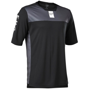 Image of Fox Racing Defend Short-Sleeve Jersey 2022 in Black size Small