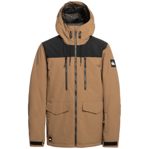 Quiksilver Fairbanks Jacket Men's 2024 in Brown size X-Small | Nylon/Plastic