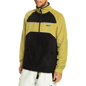 Image of Quiksilver Powder Chaser Half-Zip Top Men's 2024 in Black size X-Large | Polyester