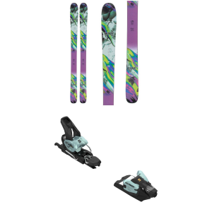 Image of Women's Line Skis Pandora 94 Skis 2024 - 151 Package (151 cm) + 100 Adult Alpine Bindings in Gold size 151/100