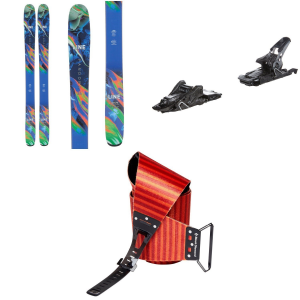 Women's Line Skis Pandora 104 Skis 2024 - 158 Package (158 cm) + 100 AT Bindings in Blue size 158/100