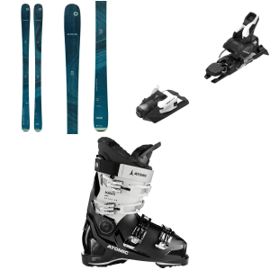 Women's Blizzard Pearl 82 Skis 2024 - 173 Package (173 cm) + 90 Adult Alpine Bindings in Black size 173/90