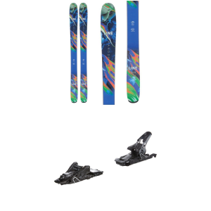 Women's Line Skis Pandora 104 Skis 2024 - 172 Package (172 cm) + 100 AT Bindings in Black size 172/100