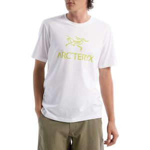 Image of Arc'teryx Arc'word Logo Short-Sleeve T-Shirt Men's 2024 in White size X-Large | Cotton