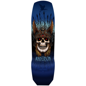 Powell Peralta Andy Anderson Heron Blue Skateboard Deck 2025 size 9.13