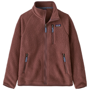 Image of Kid's Patagonia Retro Pile Fleece Jacket 2024 in Brown size Large | Polyester