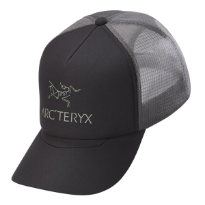 Image of Arc'teryx Bird Word Trucker Hat 2024 in Black