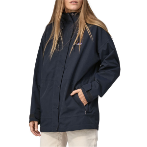 Image of Women's Patagonia Outdoor Everyday Rain Jacket 2024 in Blue size Large | Nylon/Polyester/Plastic