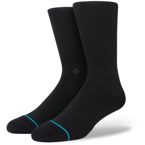 Image of Stance Shelter Socks 2024 in Black size Medium | Nylon/Cotton/Elastane