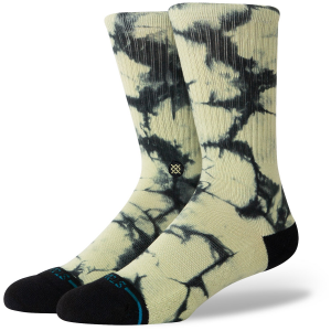 Image of Stance Well Worn Socks 2024 in Green size Medium | Nylon/Cotton/Elastane