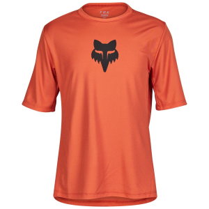 Image of Kid's Fox Racing Ranger Short-Sleeve Jersey 2024 in Orange size Yxl | Polyester