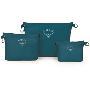 Osprey Ultralight Zipper Sack Set Travel Kit 2025 Bag in Blue | Nylon